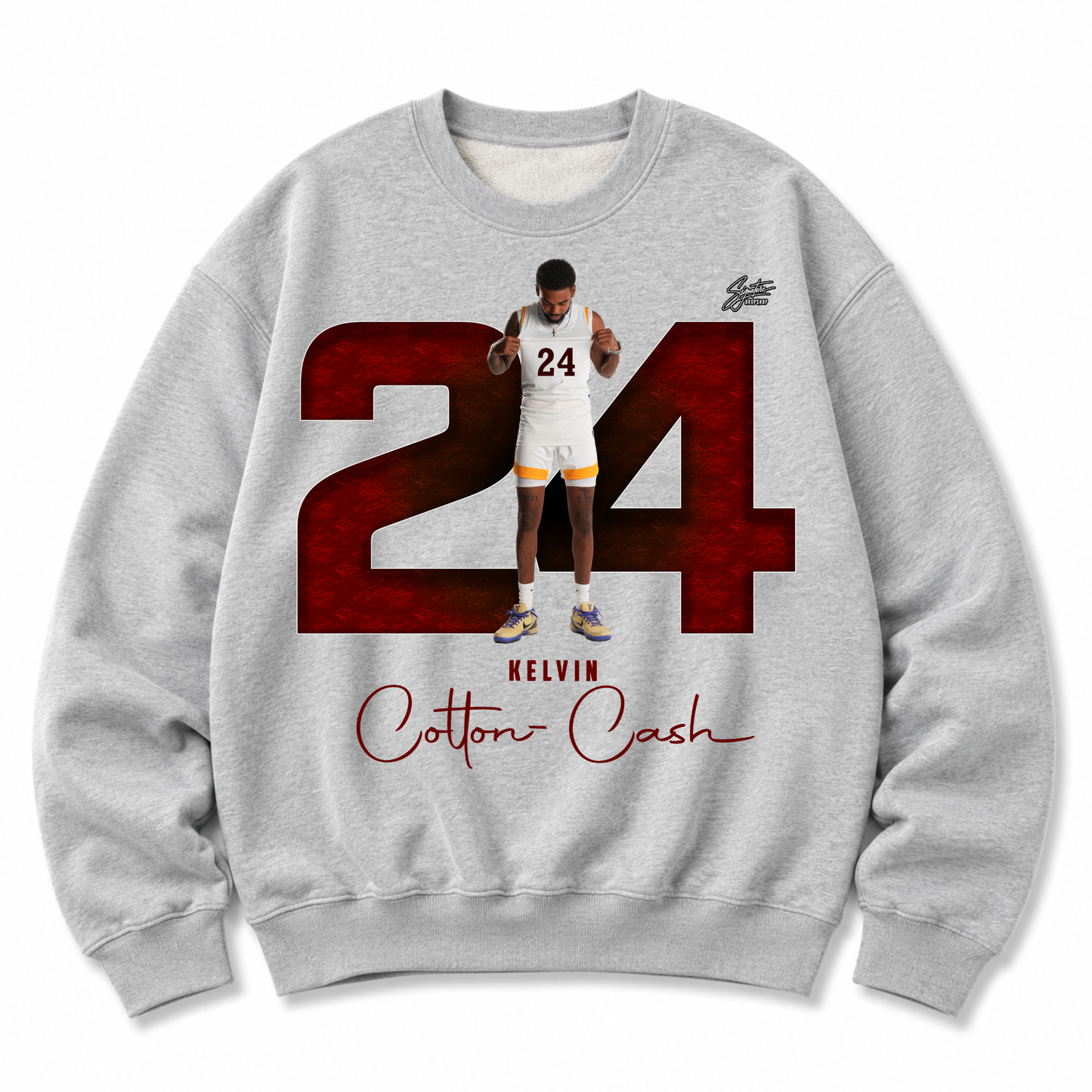 Kelvin Cotton-Cash Heavyweight Crewneck Sweatshirt