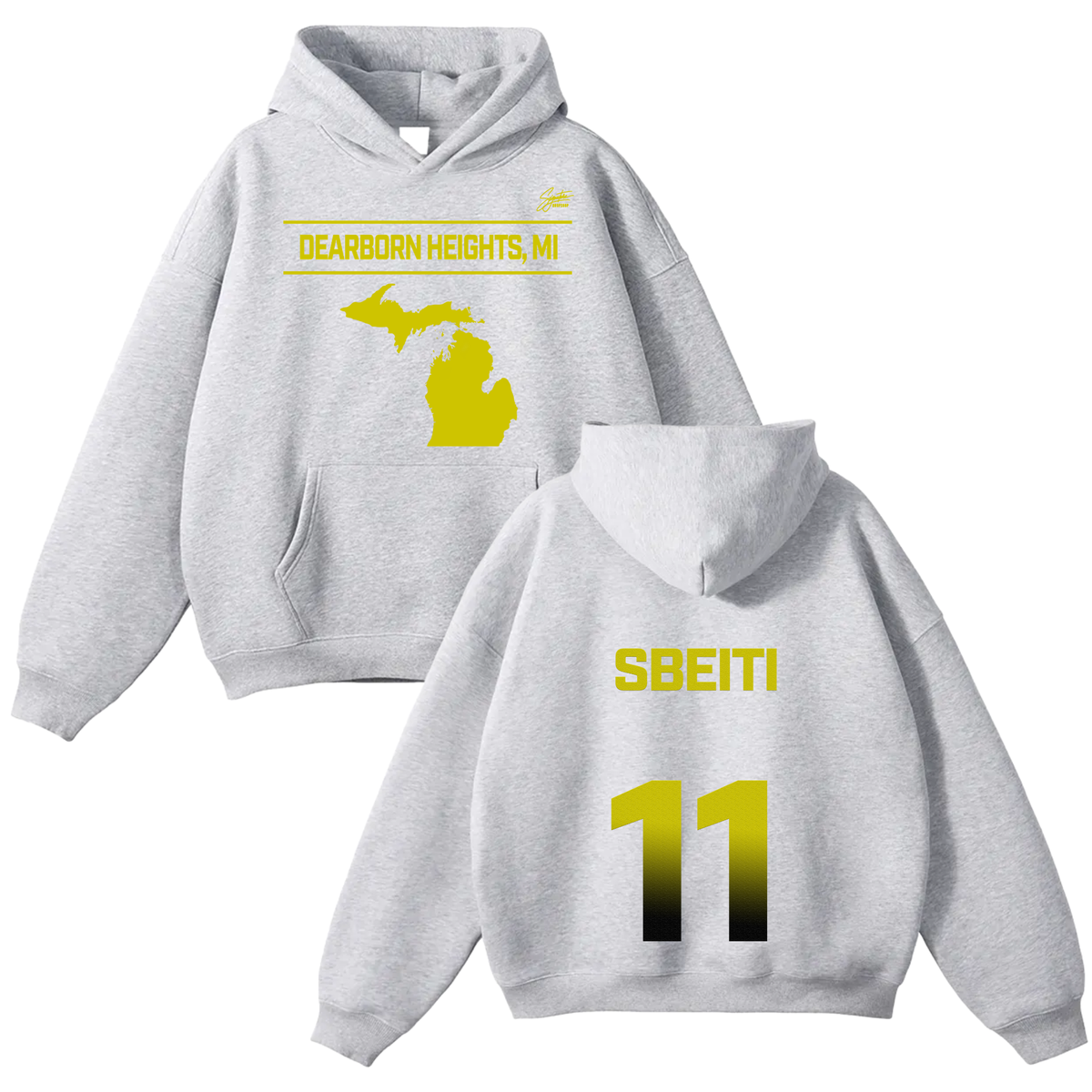 Hussein Sbeiti Oversize Fleeced Hoodie