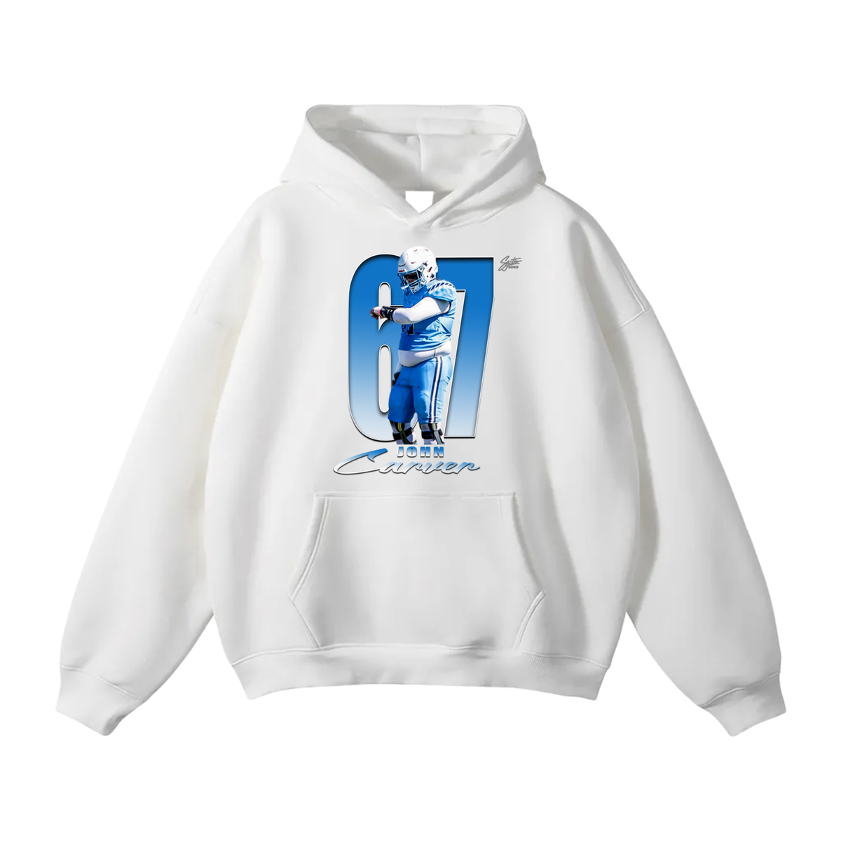 John Carver Oversize Fleeced Hoodie