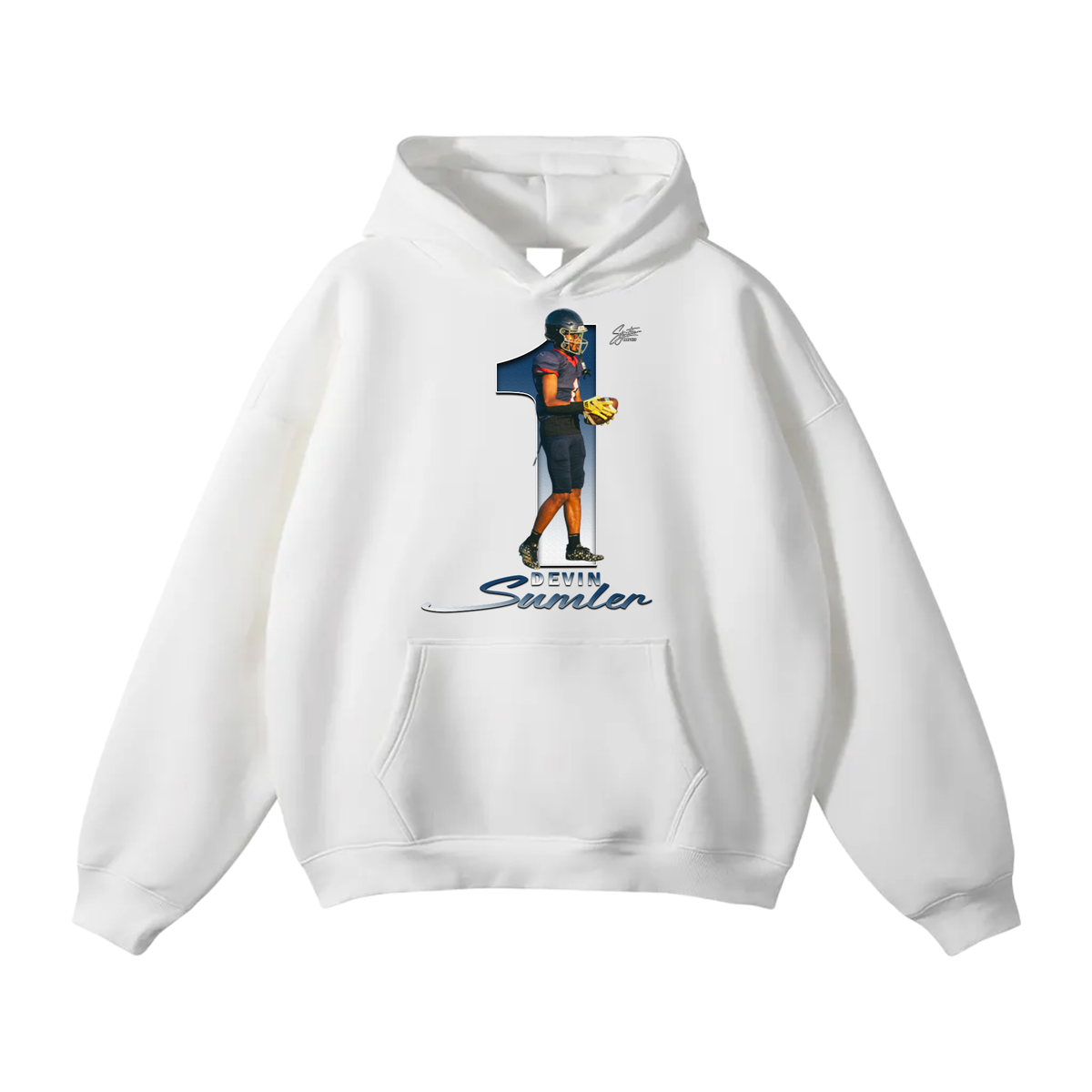 Devin Sumler Oversize Fleeced Hoodie