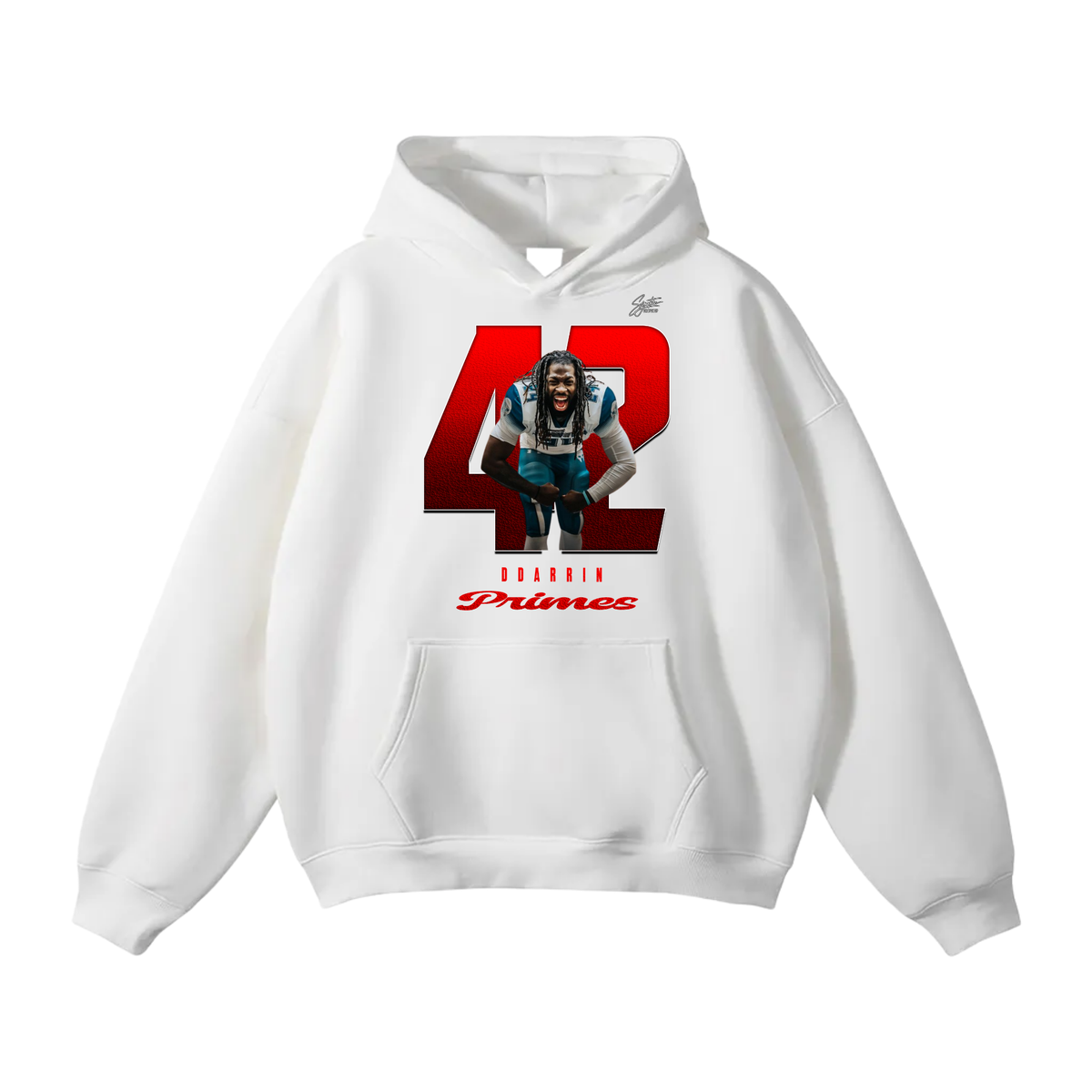 Ddarrin primes Oversize Fleeced Hoodie