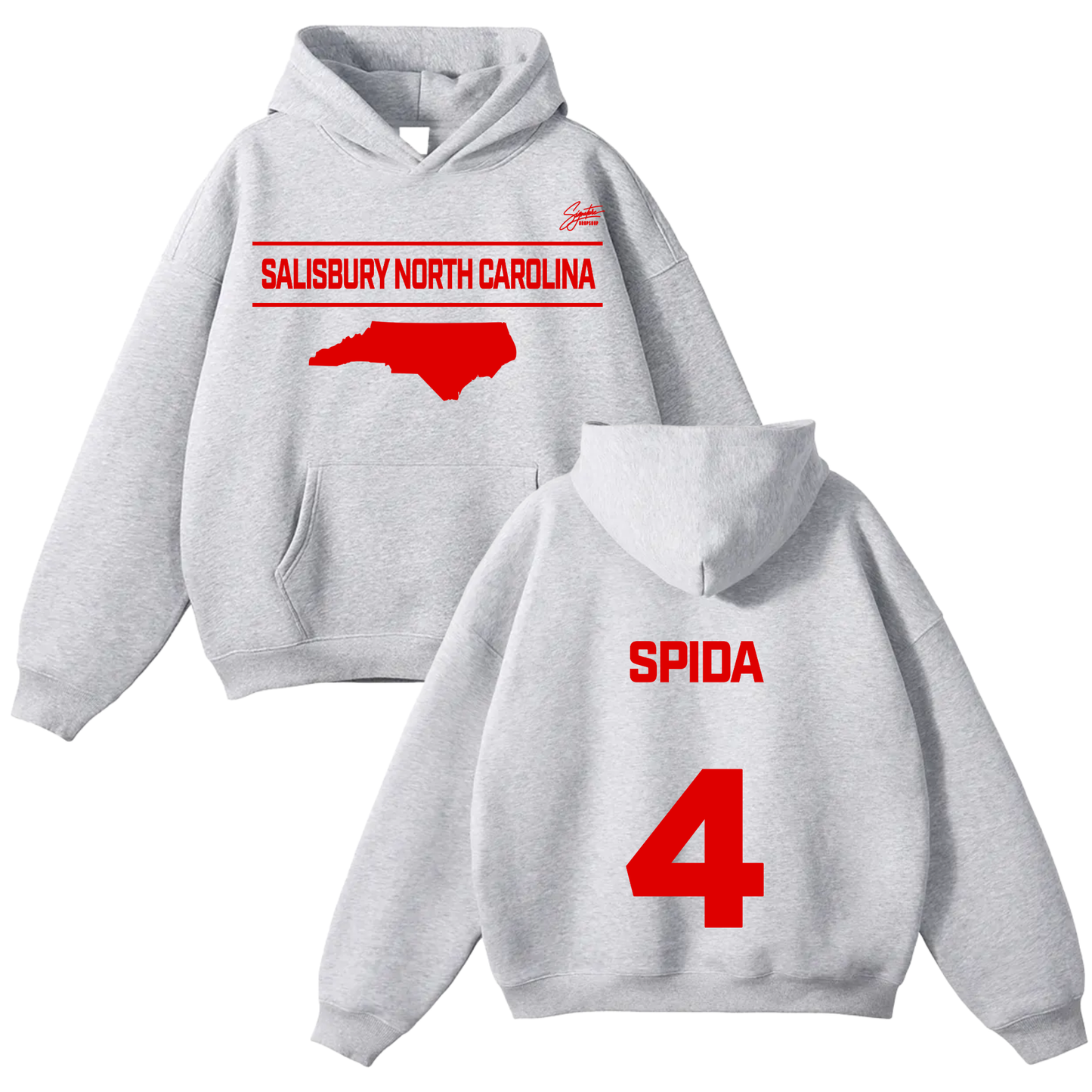 Nathaniel Lathan Jr Oversize Fleeced Hoodie