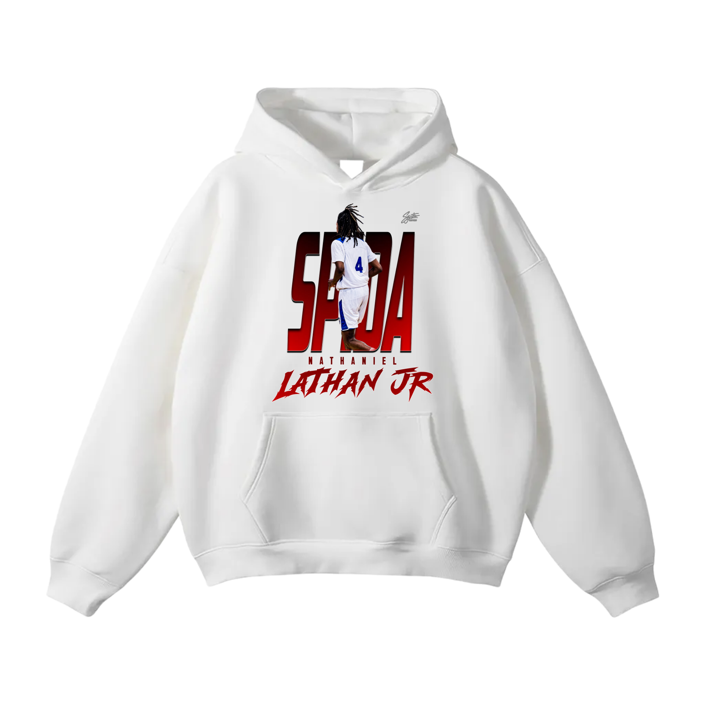 Nathaniel Lathan Jr Oversize Fleeced Hoodie