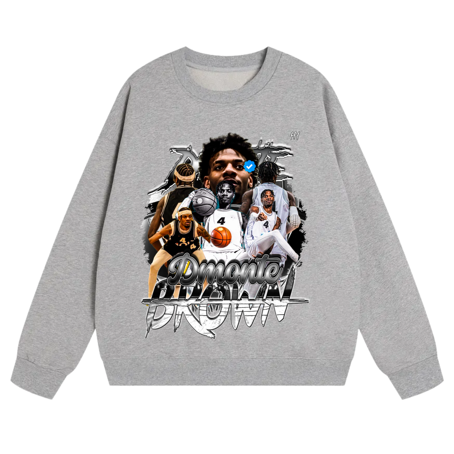 Dmonte Brown Heavyweight Crewneck Sweatshirt
