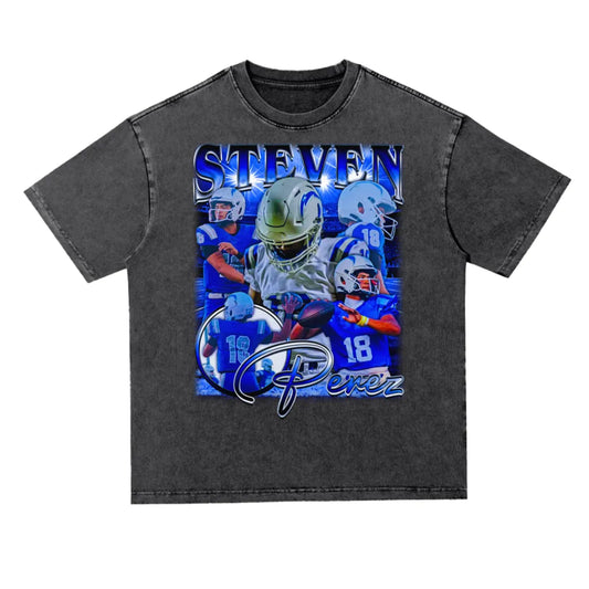 Steven Perez Oversized Acid wash T-shirt