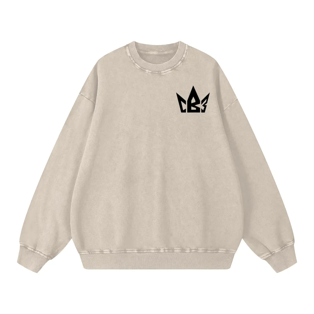 Charles Brooks III Acid Wash Crewneck Sweatshirt