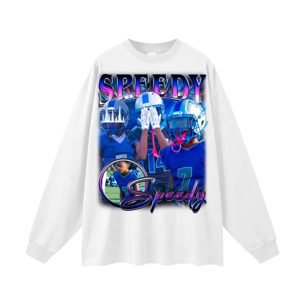 Speedy Oversized Long Sleeve Tee
