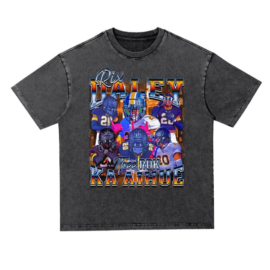 Rix Daley Ka'aihue Oversized Acid wash T-shirt