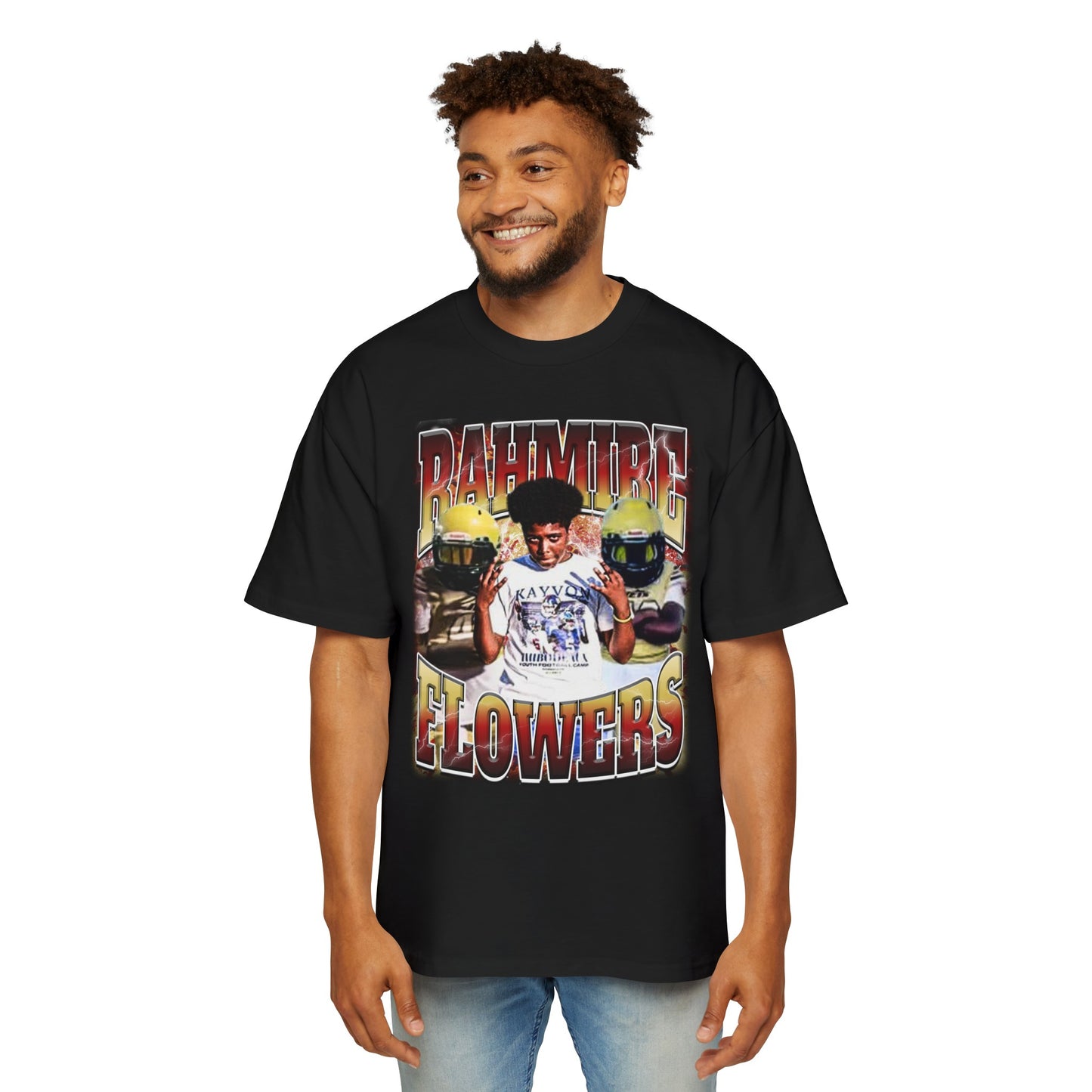 Rahmire Flowers Oversized Tee