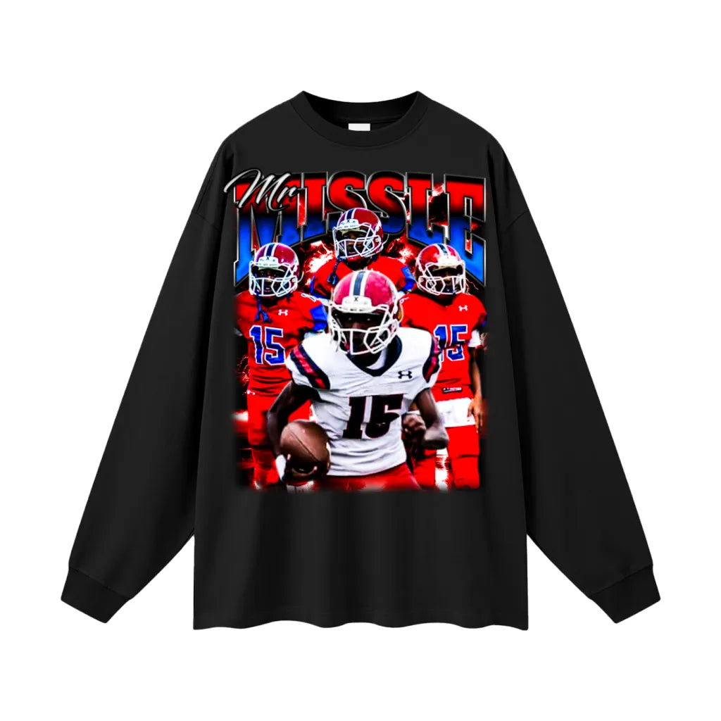 Mr Missle Oversized Long Sleeve Tee