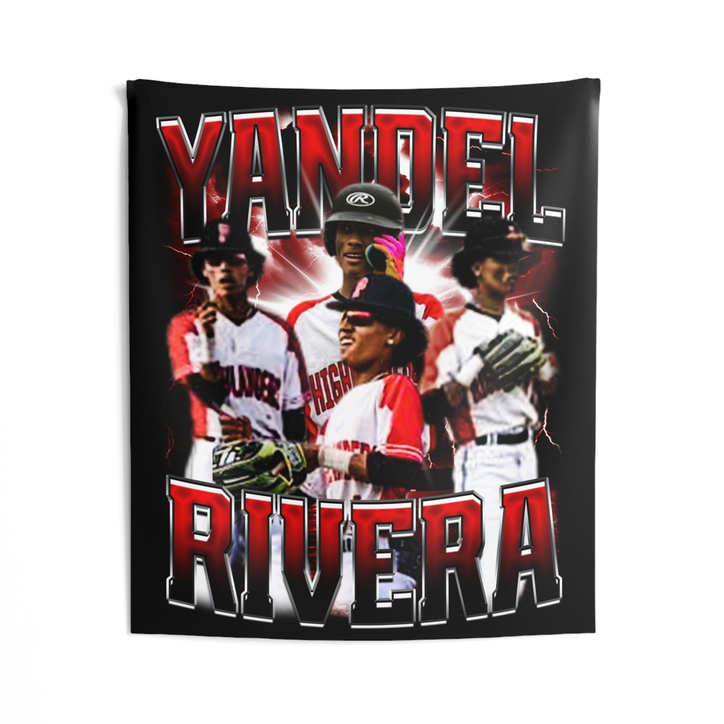Yandel Rivera Tapestry 50” x 60”
