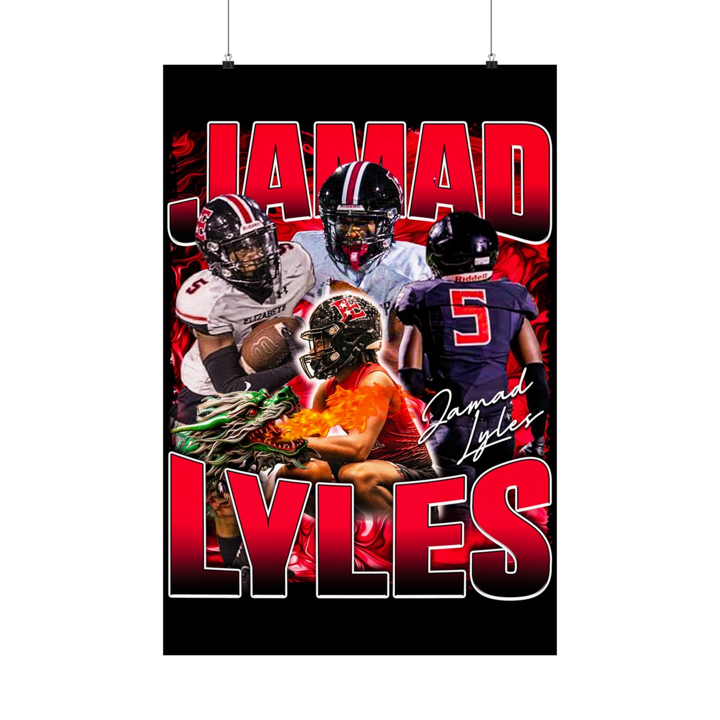 Jamad Lyles Poster 24" x 36"