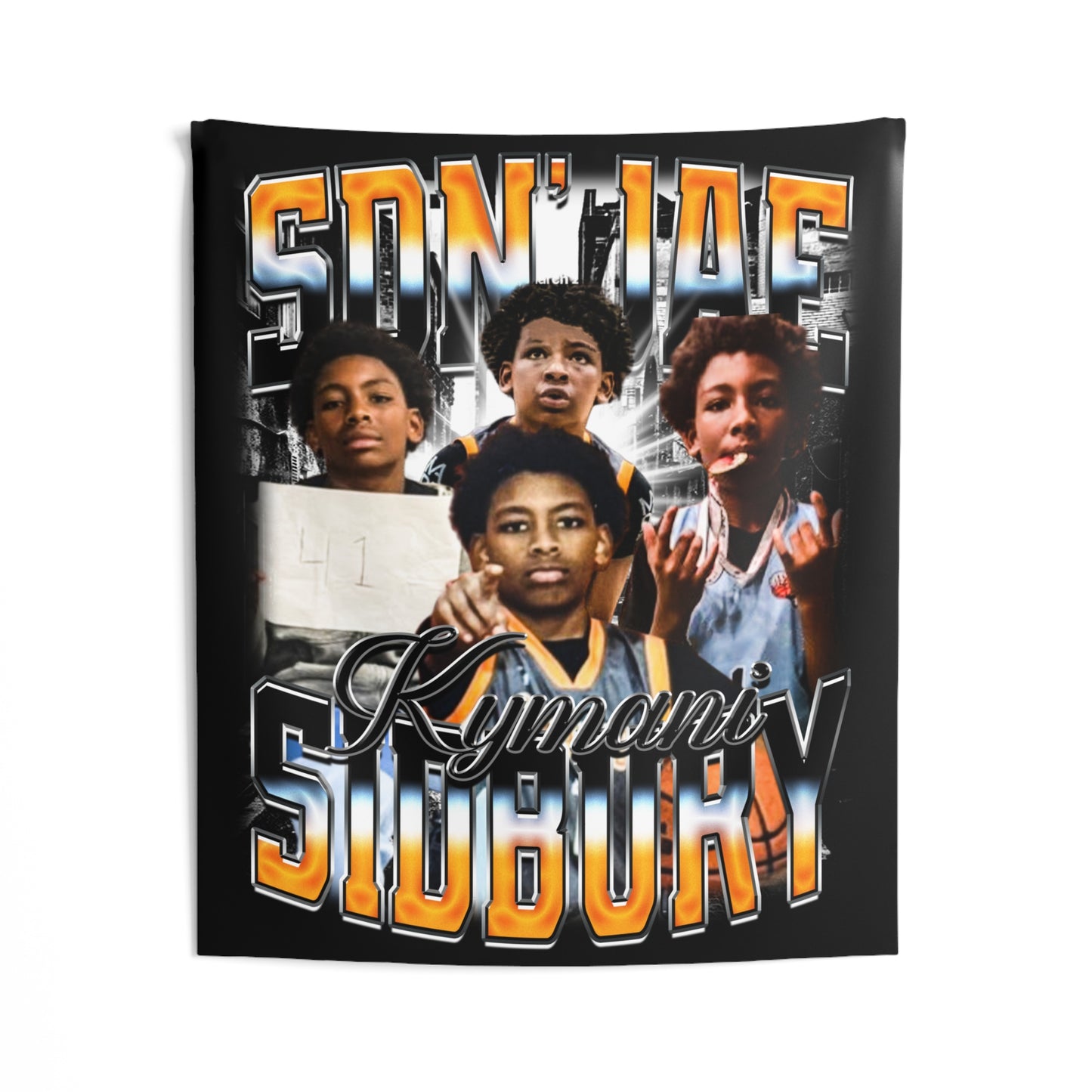 Son'jae Kymani Sidbury Tapestry 50” x 60”