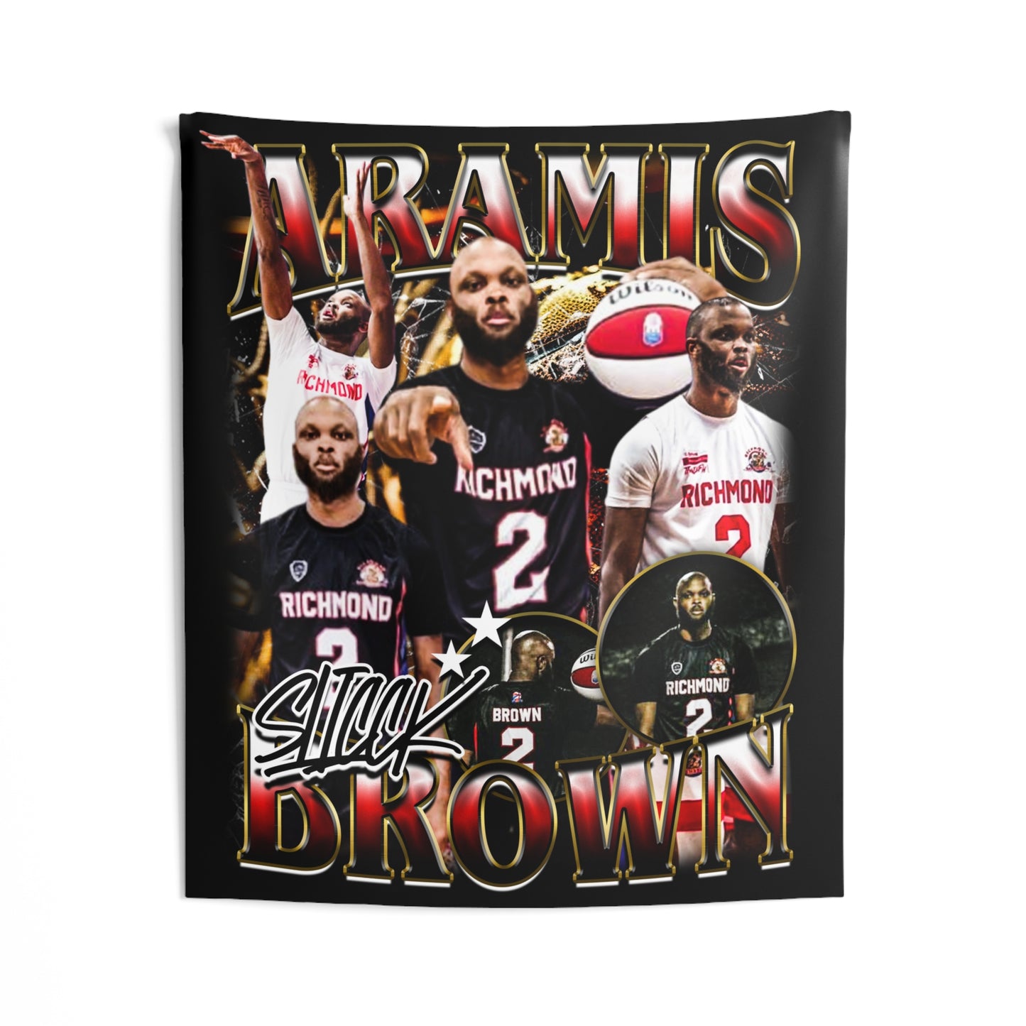Aramis Brown Tapestry 50” x 60”