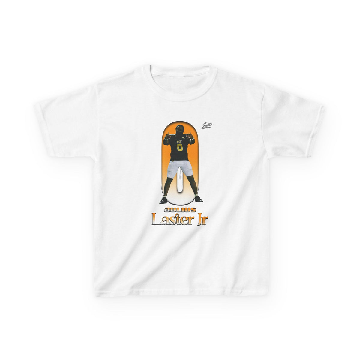 Julius Laster Jr Youth Heavy Cotton Tee