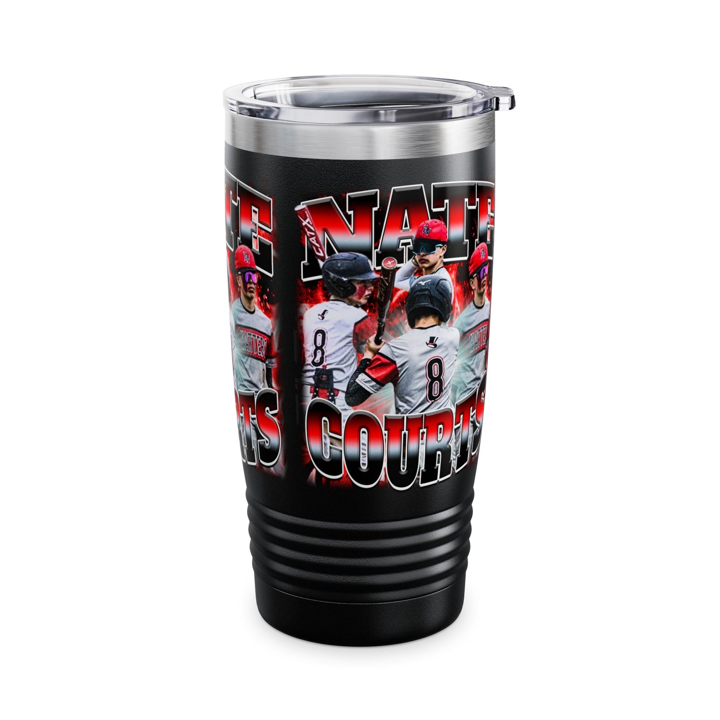 Nate Courts Stainless Steal Tumbler