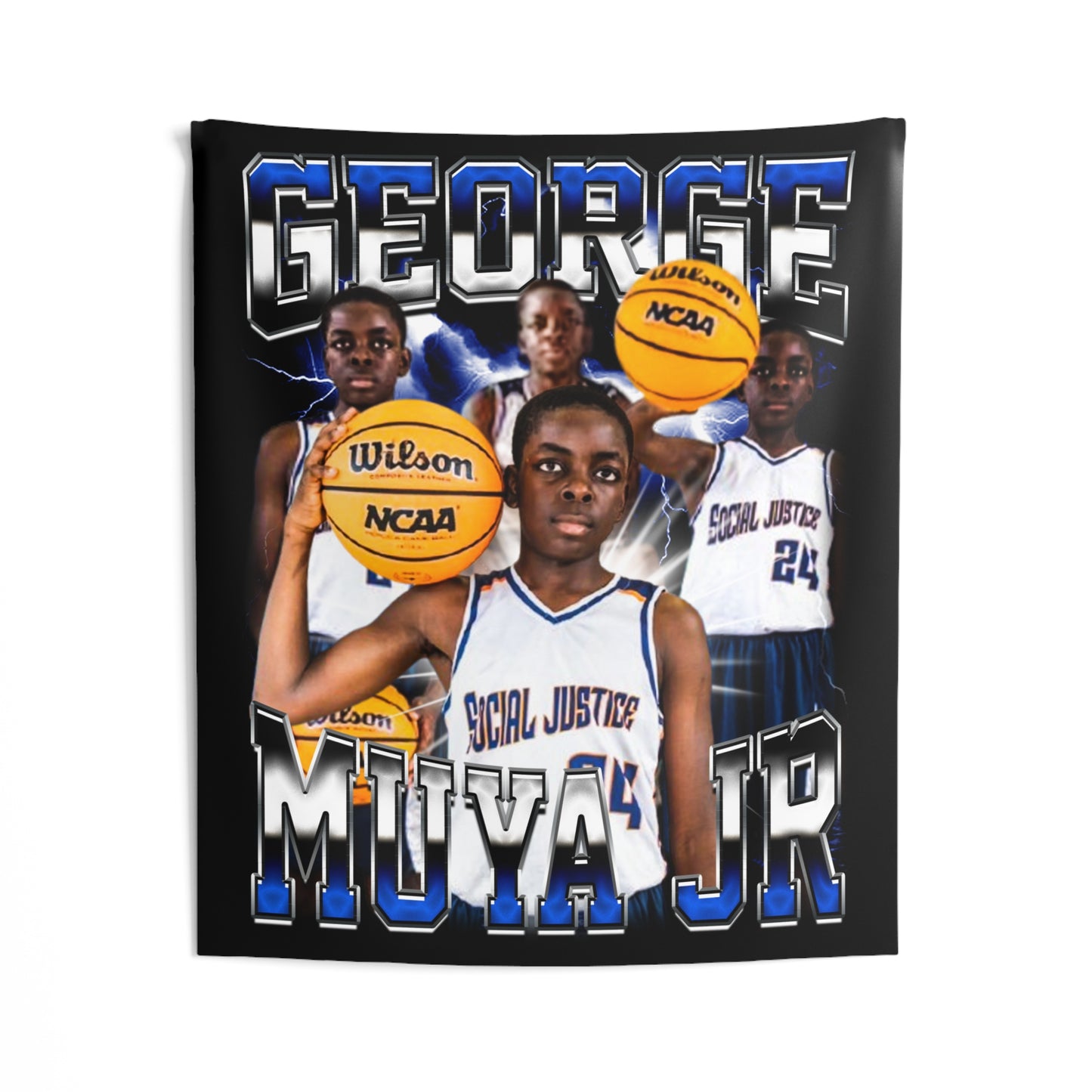 George Muya Jr Tapestry 50” x 60”