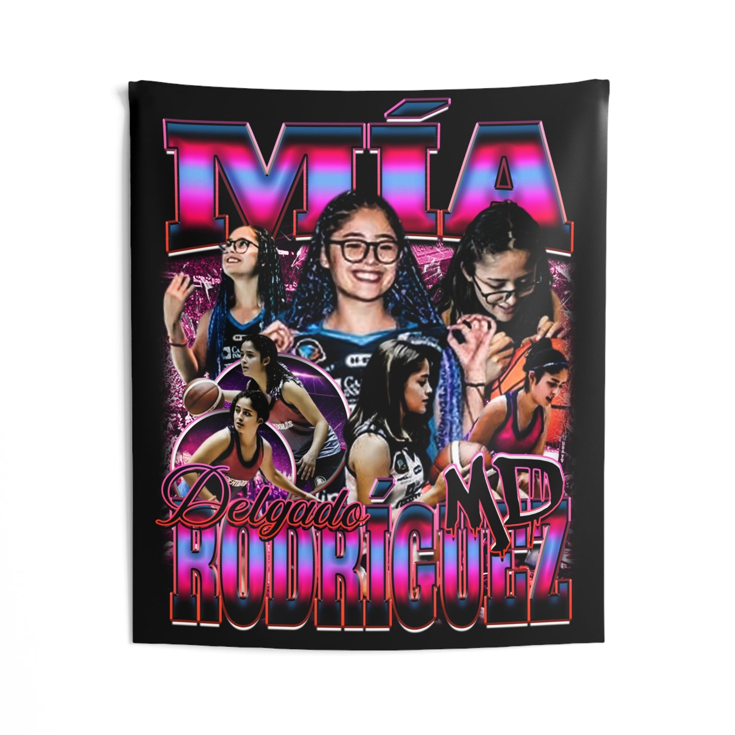 Mia Delgado Rodriguez Tapestry 50” x 60”