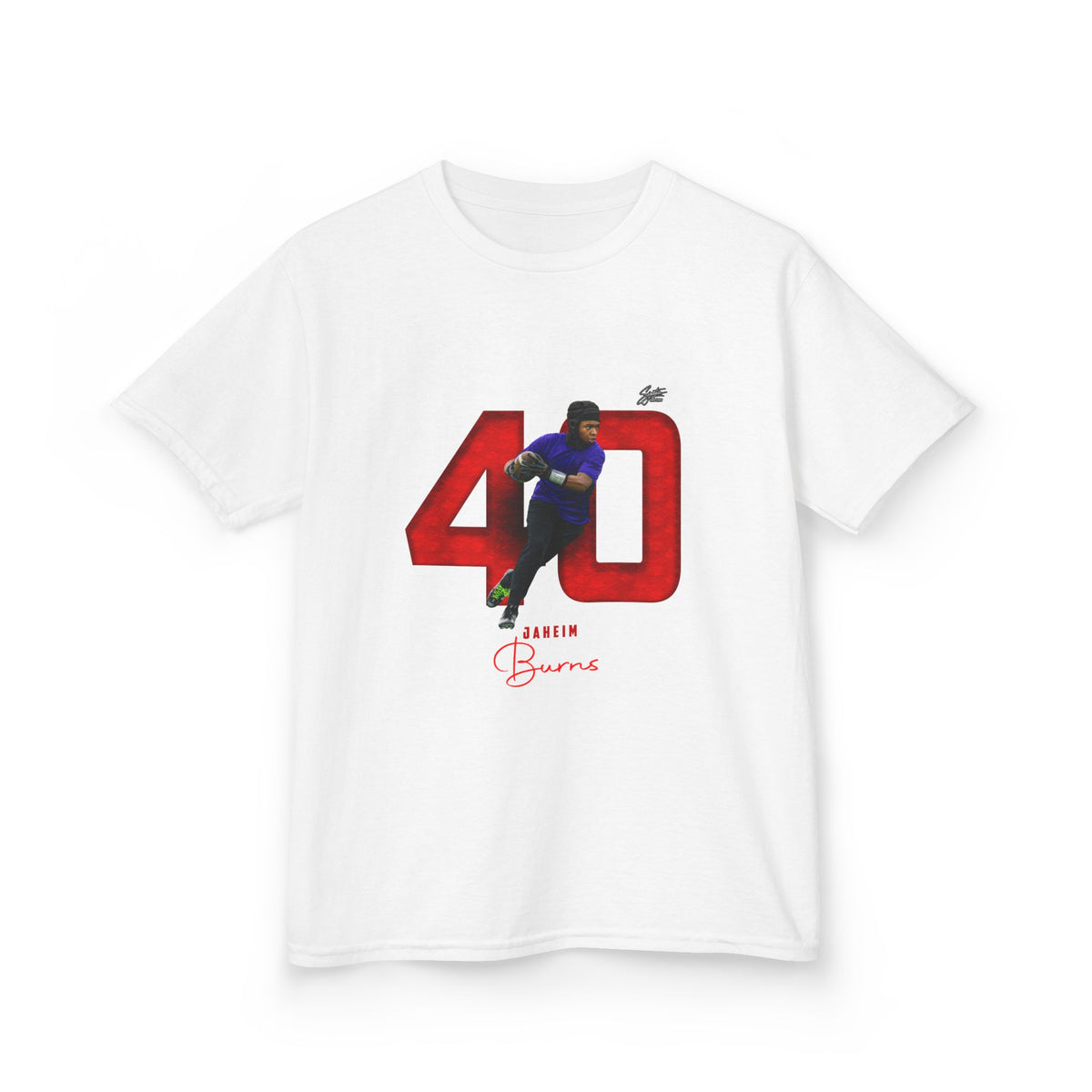 Jaheim Burns Youth Heavy Cotton Tee