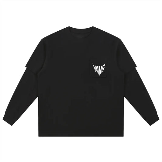 Mia Cheatham Layered Long Sleeve Oversized Tee