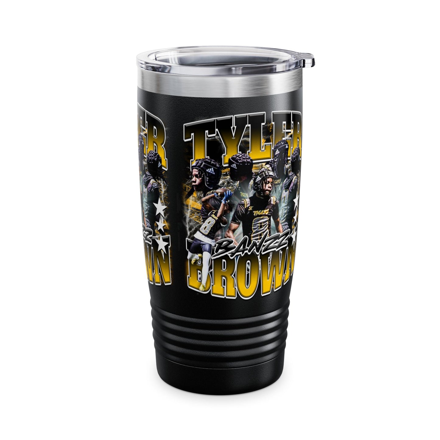 Tyler Banzz Brown Stainless Steal Tumble