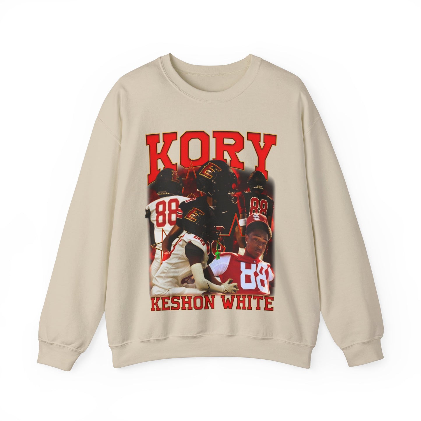 Kory Keshon White Crewneck Sweatshirt