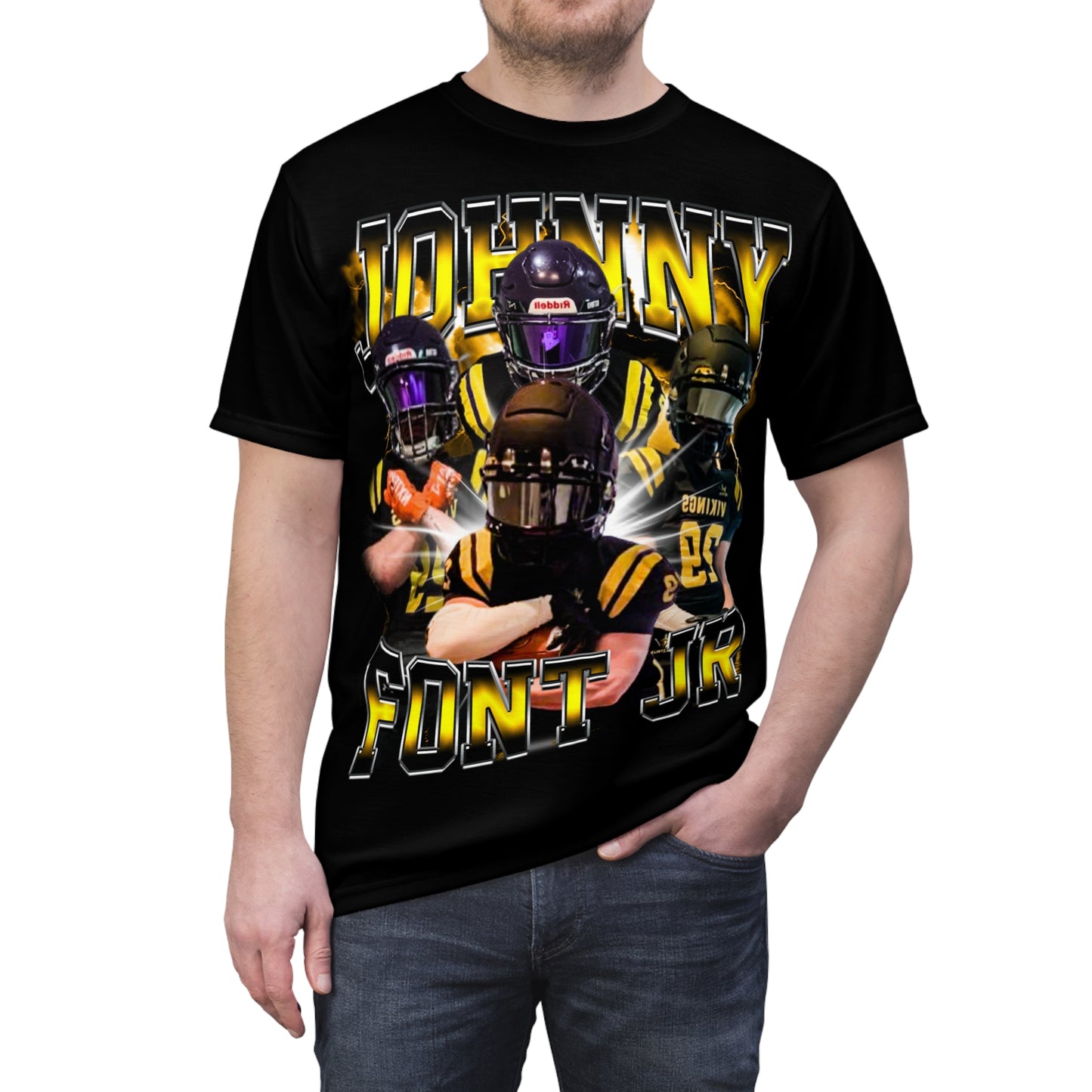 Johnny Font Jr Vintage Full Print Tee