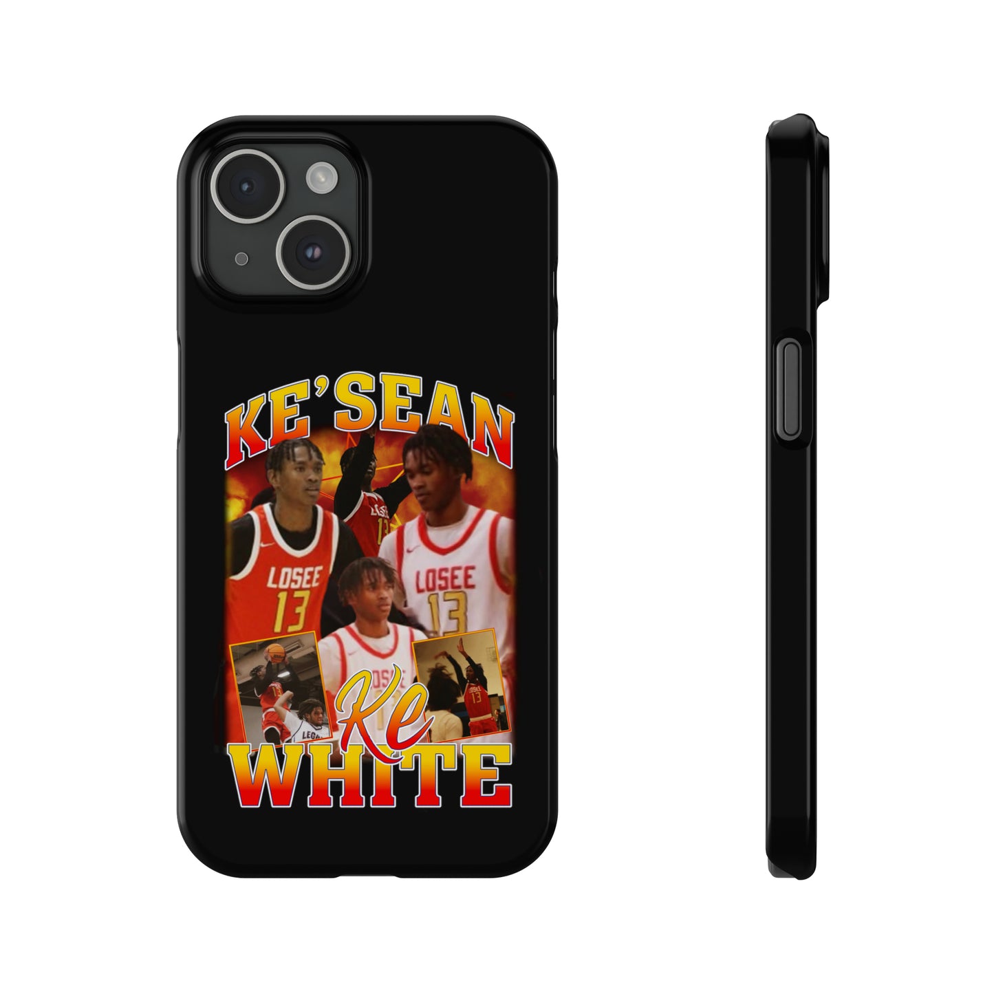 Ke'sean White Phone Case