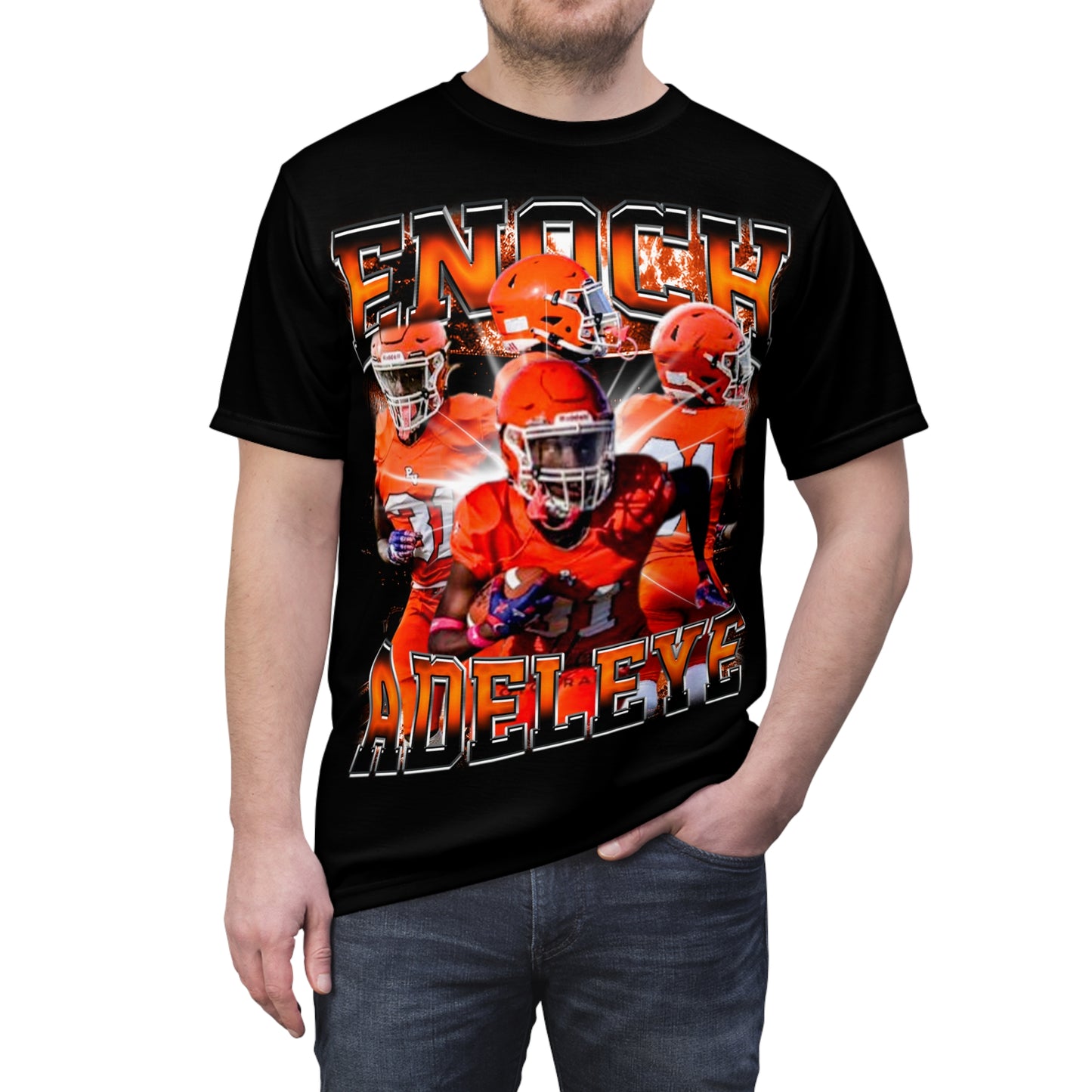 Enoch Adeleye Vintage Full Print Tee