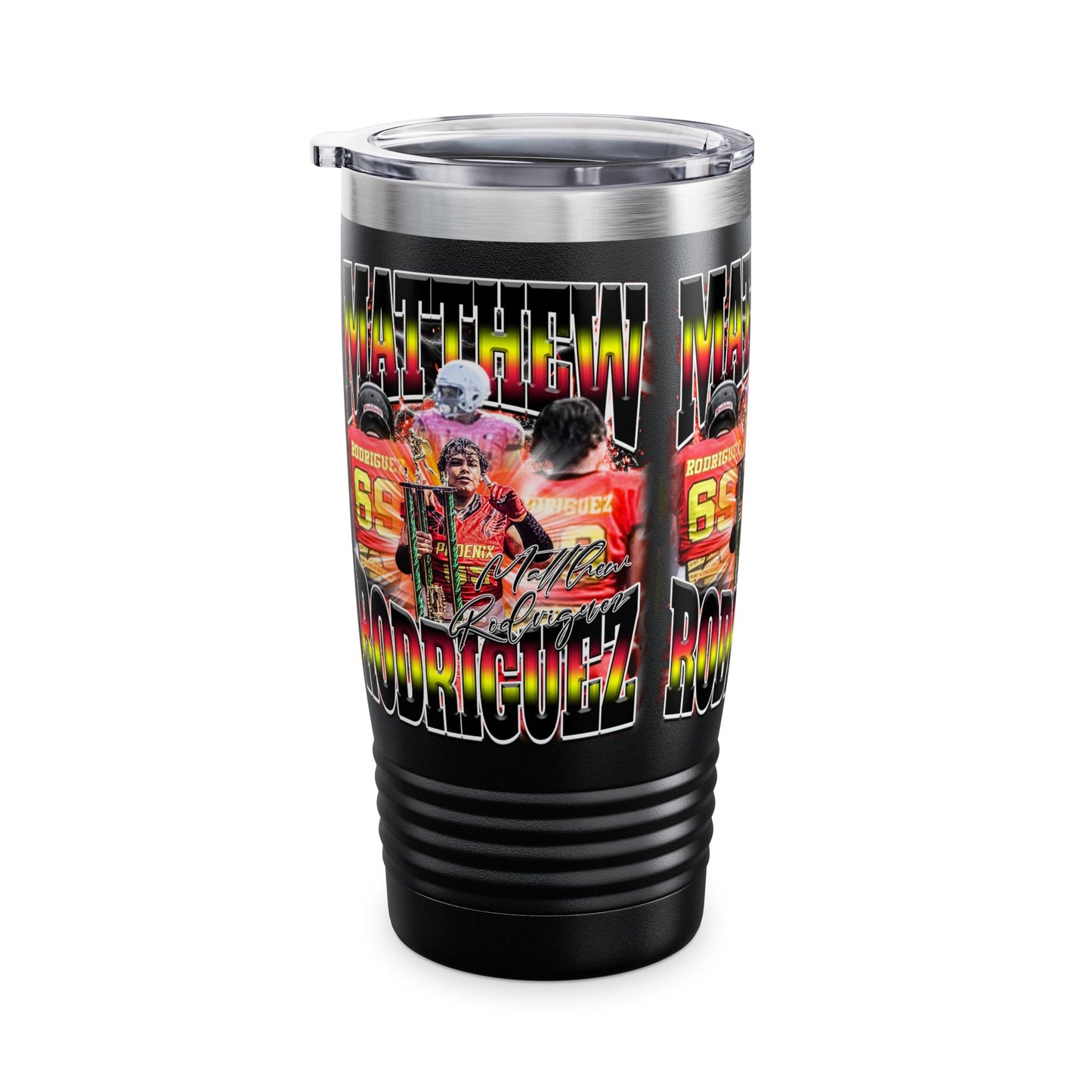 Matthew Rodriguez Stainless Steal Tumbler