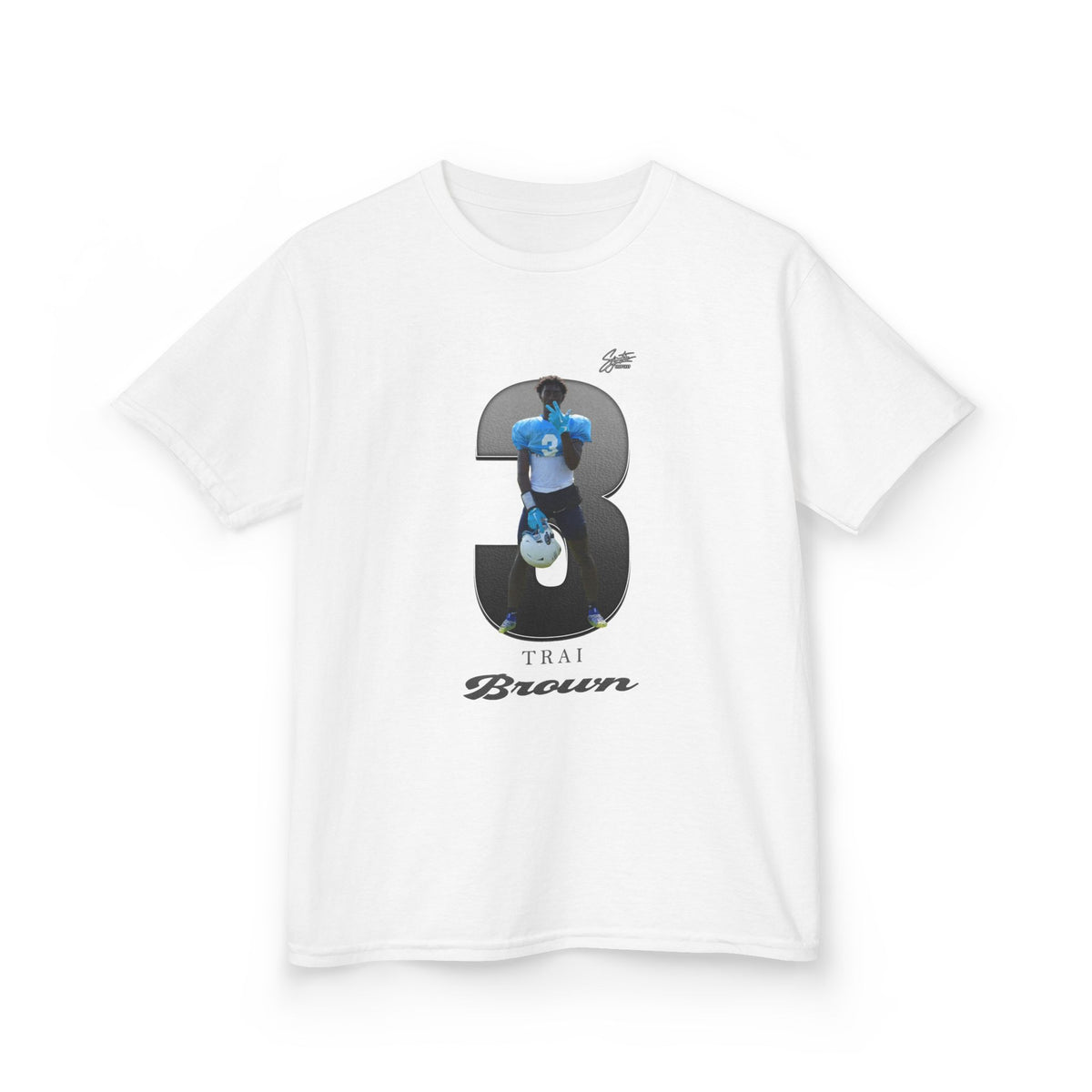 Trai Brown Youth Heavy Cotton Tee
