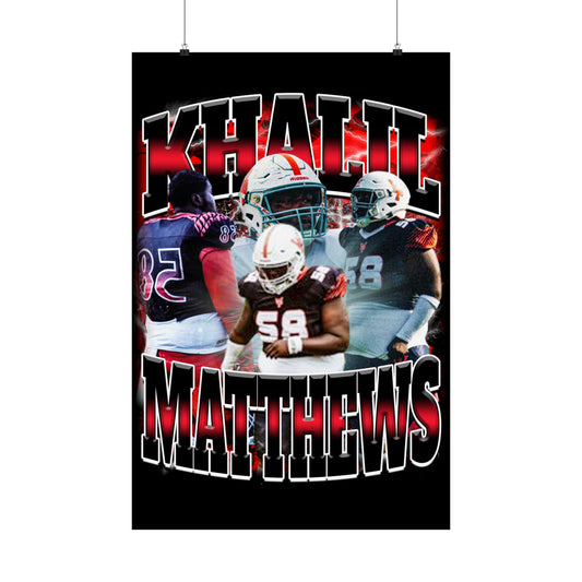 Khalil Matthews Poster 24" x 36"