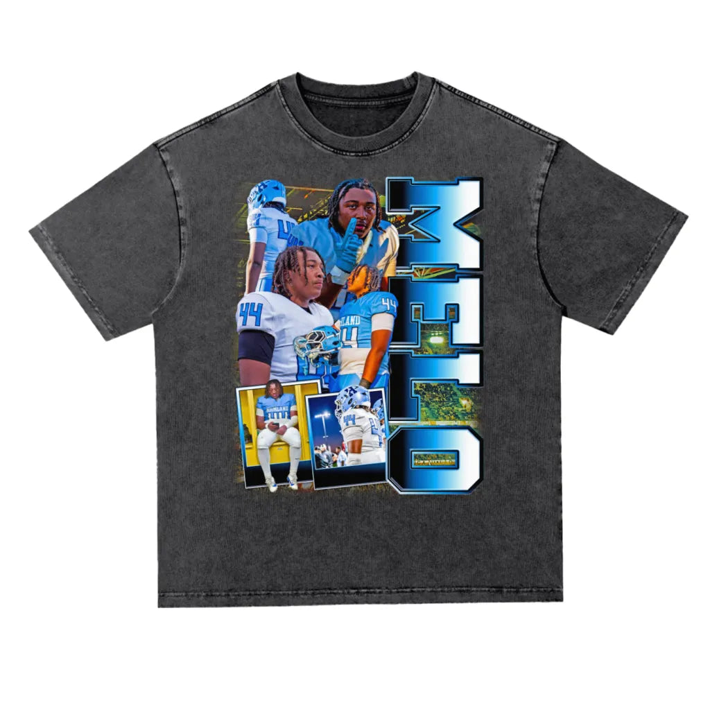 Melo Oversized Acid wash T-shirt