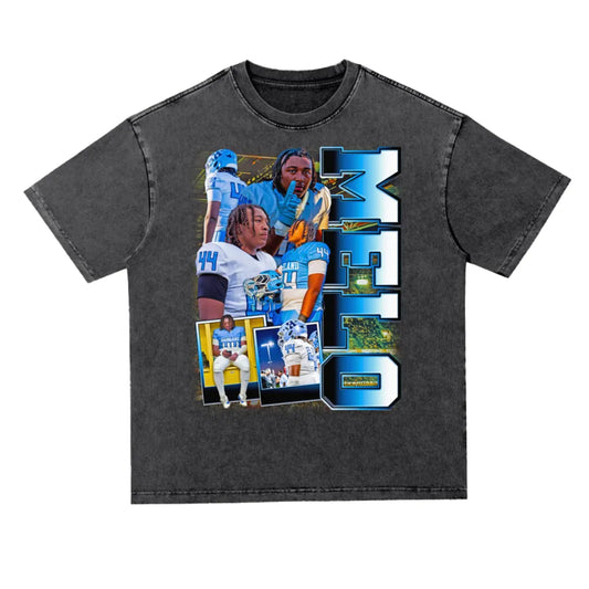 Melo Oversized Acid wash T-shirt