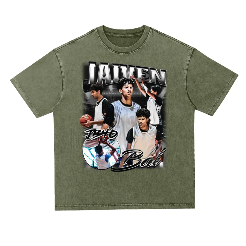 Jaiven Bal Oversized Acid wash T-shirt