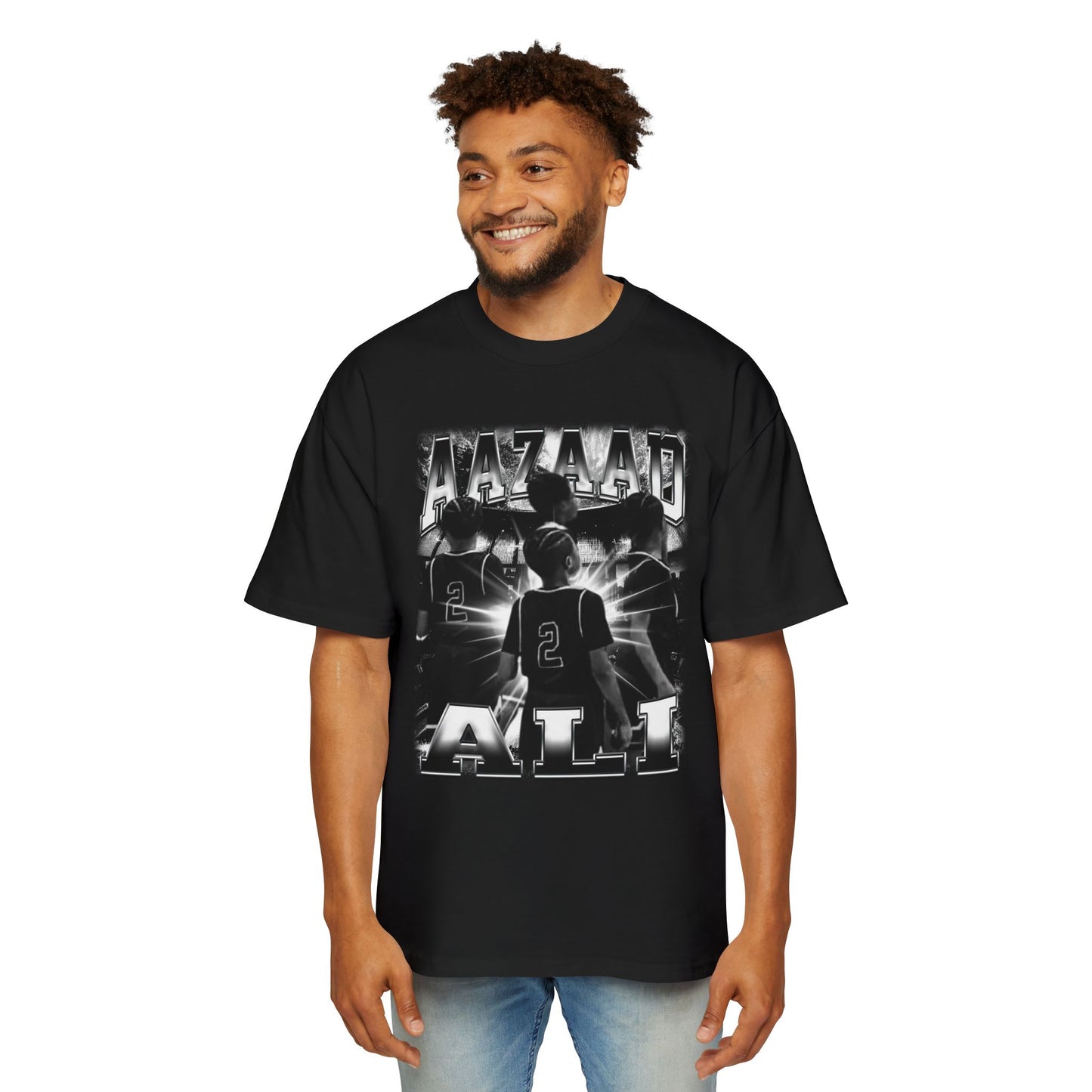 Aazaad Ali Oversized Retro Tee