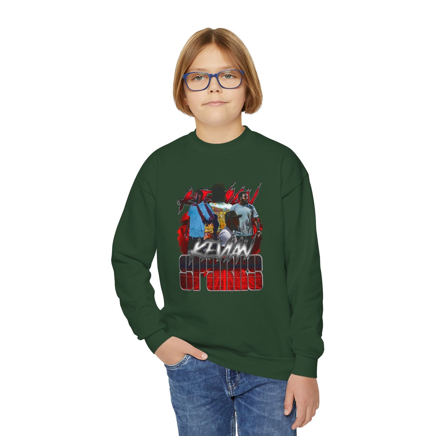 Kevian Sparks Youth Crewneck Sweatshirt