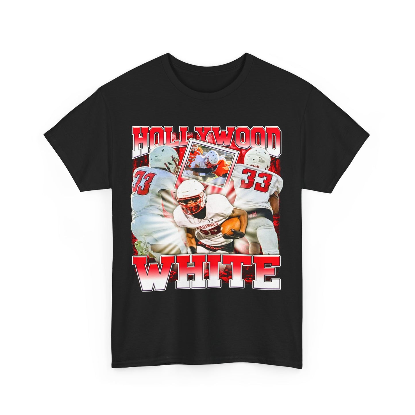 Hollywood White Heavy Cotton Tee