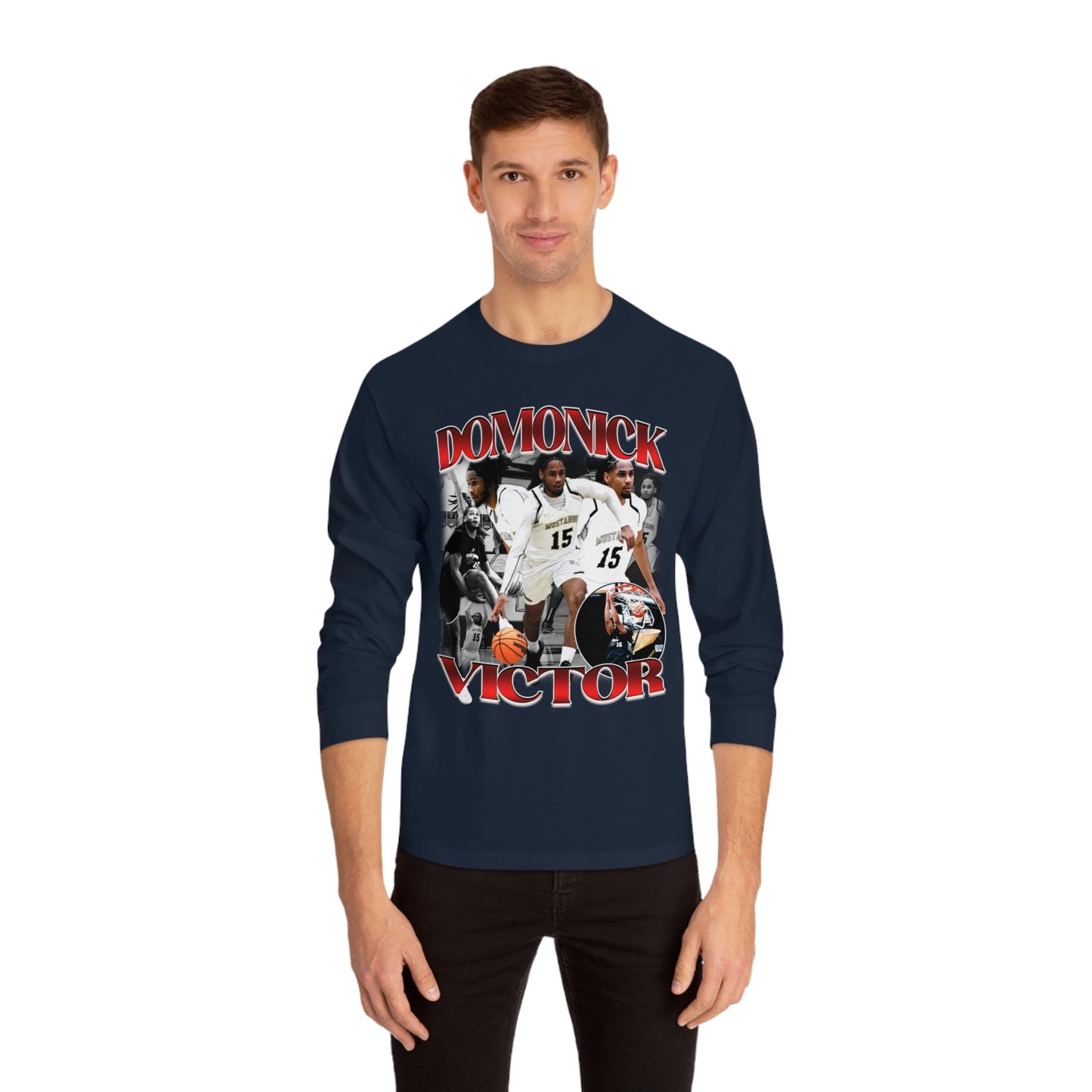 Domonick Victor Long Sleeve T-Shirt