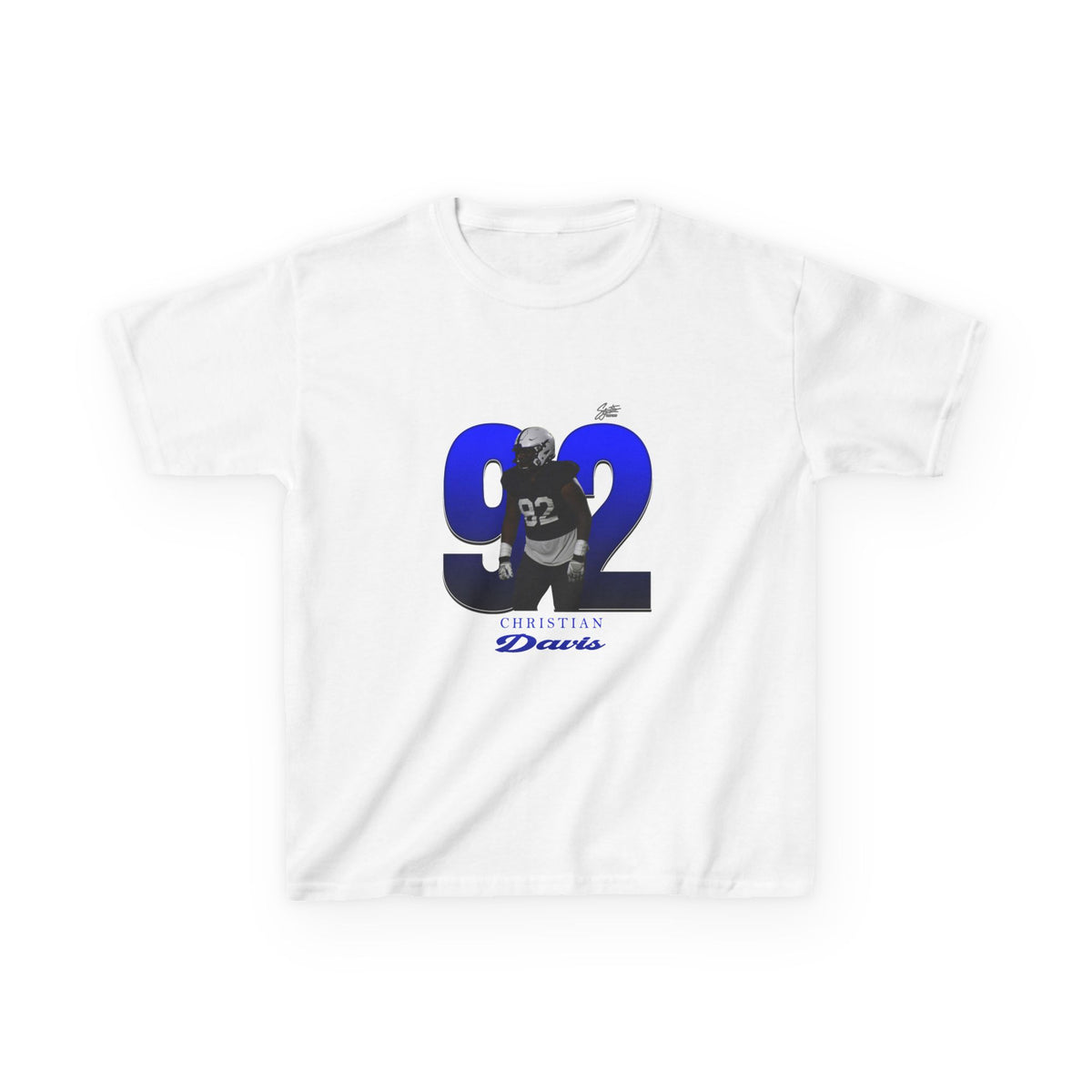 Christian Davis Youth Heavy Cotton Tee