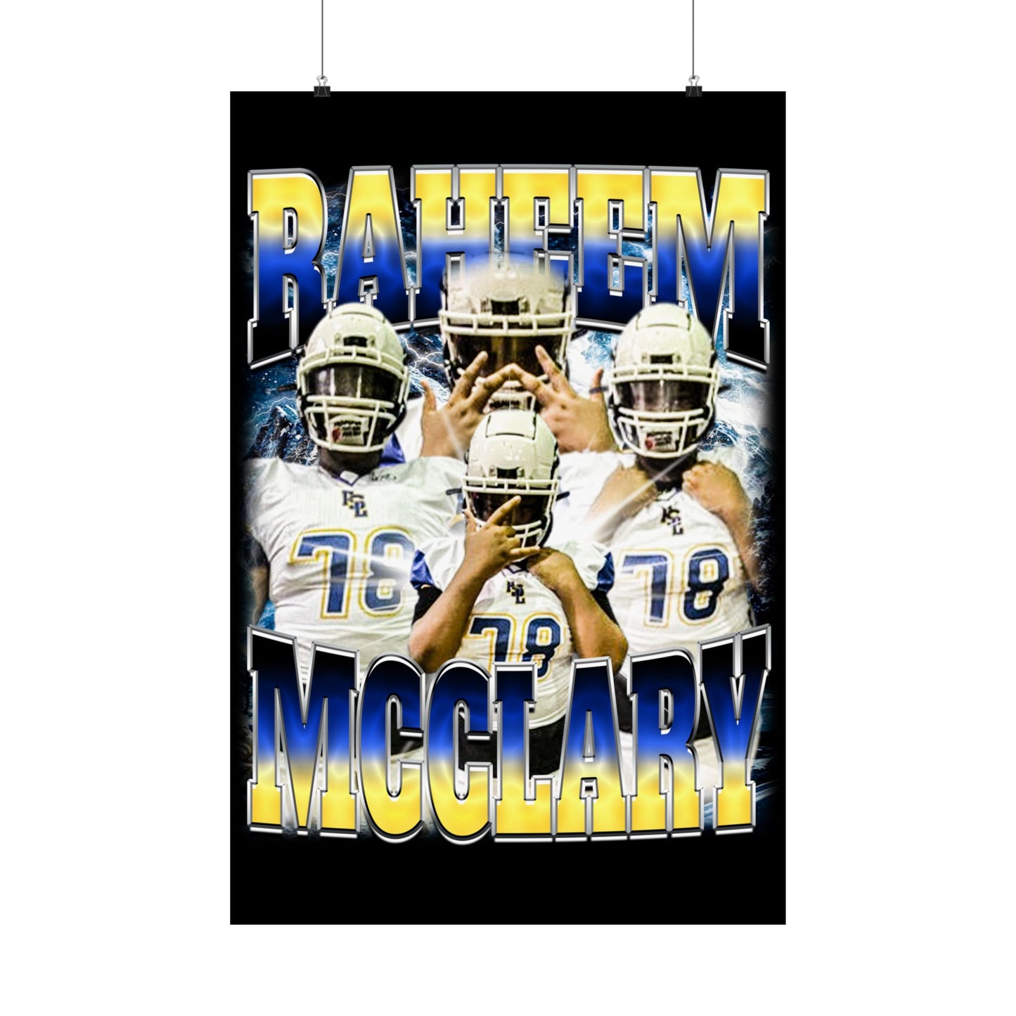 Raheem McClary Poster 24" x 36"