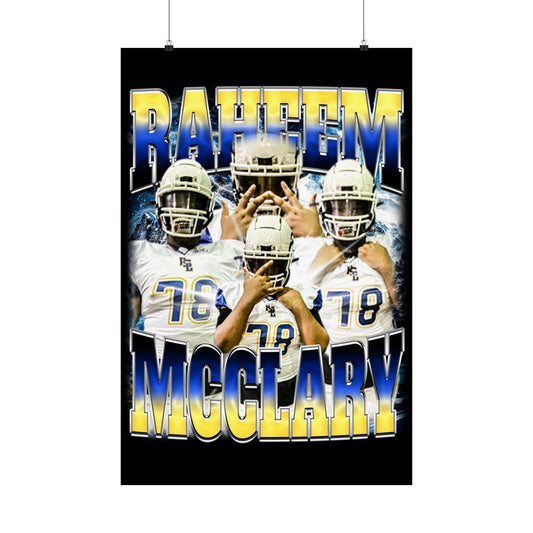 Raheem McClary Poster 24" x 36"