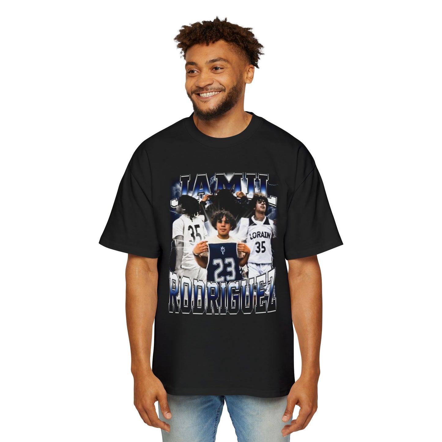 Jamil Rodriguez Oversized Retro Tee