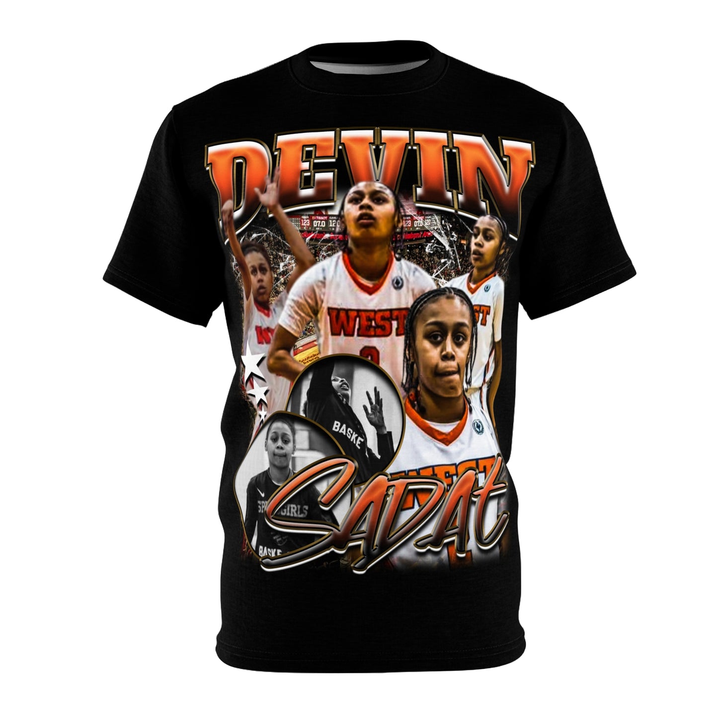 Devin Sadat Vintage Full Print Tee