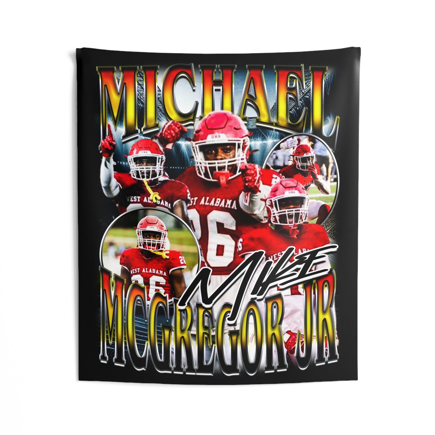 Michael Demond Mcgregor Jr Tapestry 50” x 60”