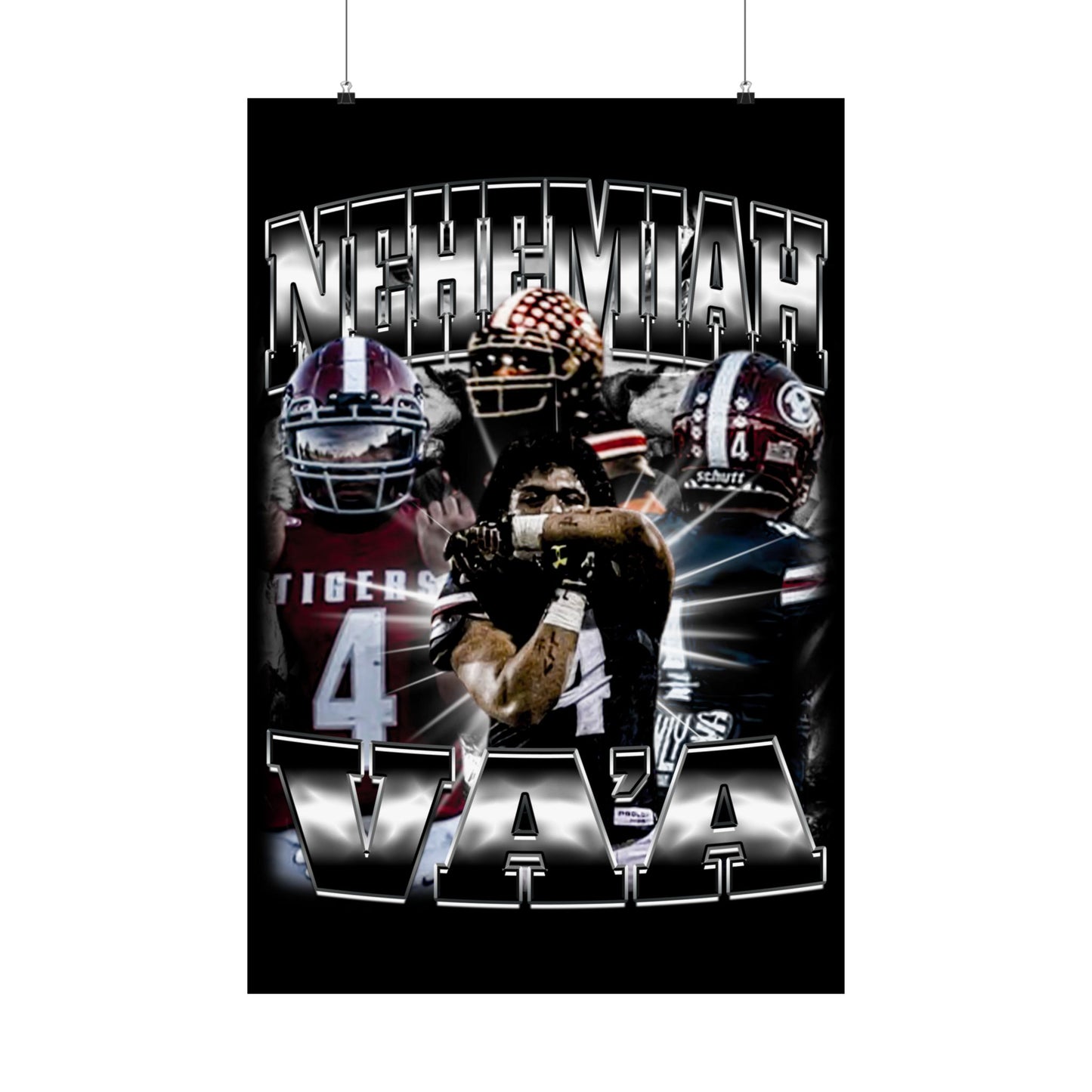 Nehemiah Va'a Poster 24" x 36"