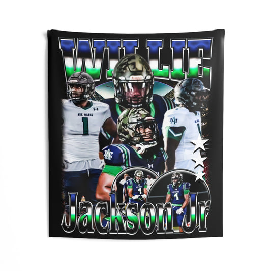 Willie Jackson Jr Tapestry 50” x 60”