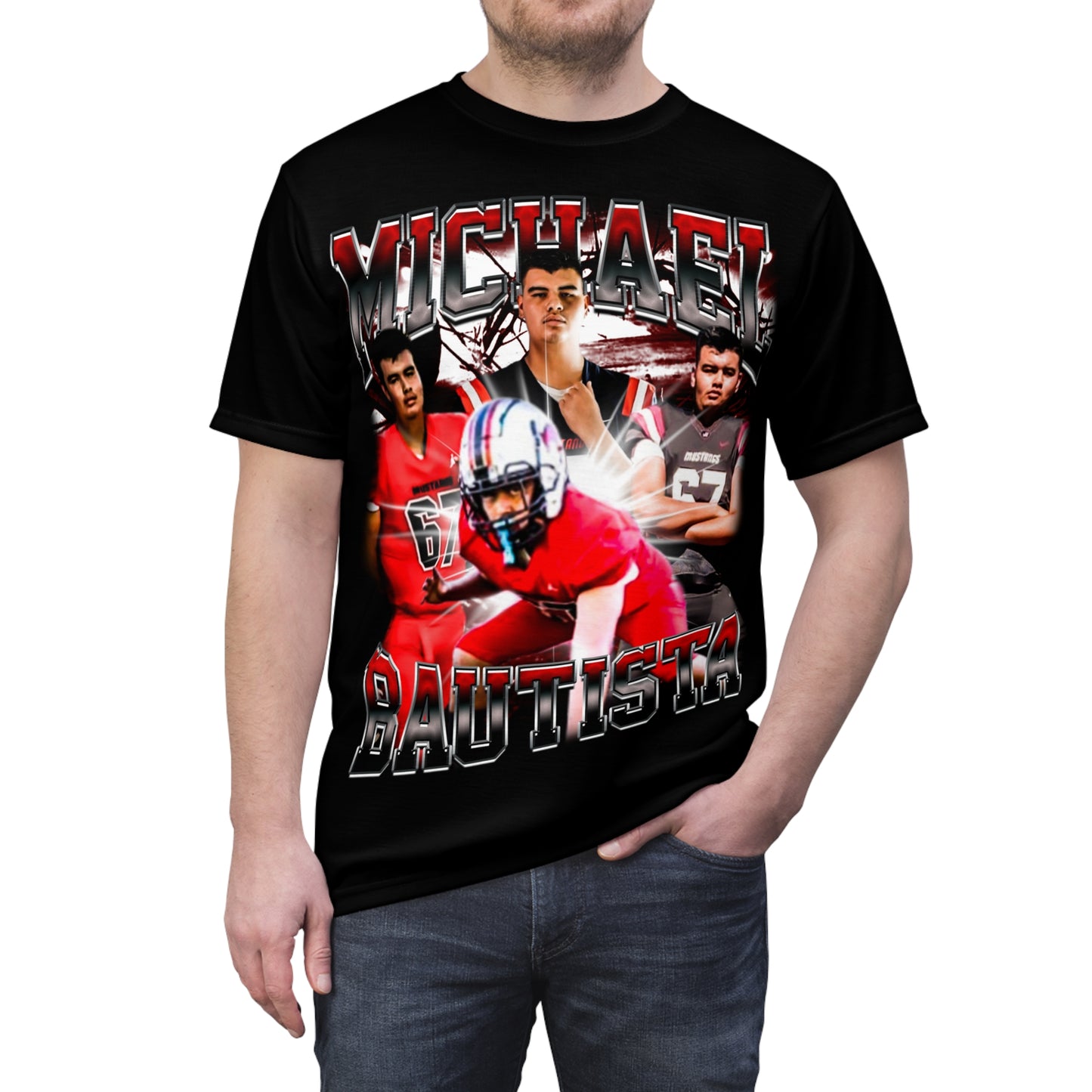 Michael Bautista Vintage Full Print Tee