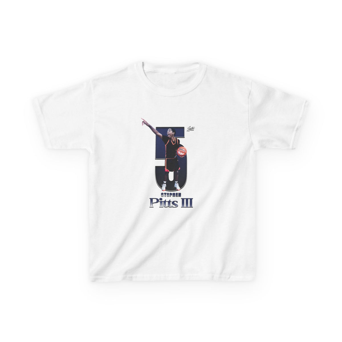 Stephen Pitts lll Youth Heavy Cotton Tee
