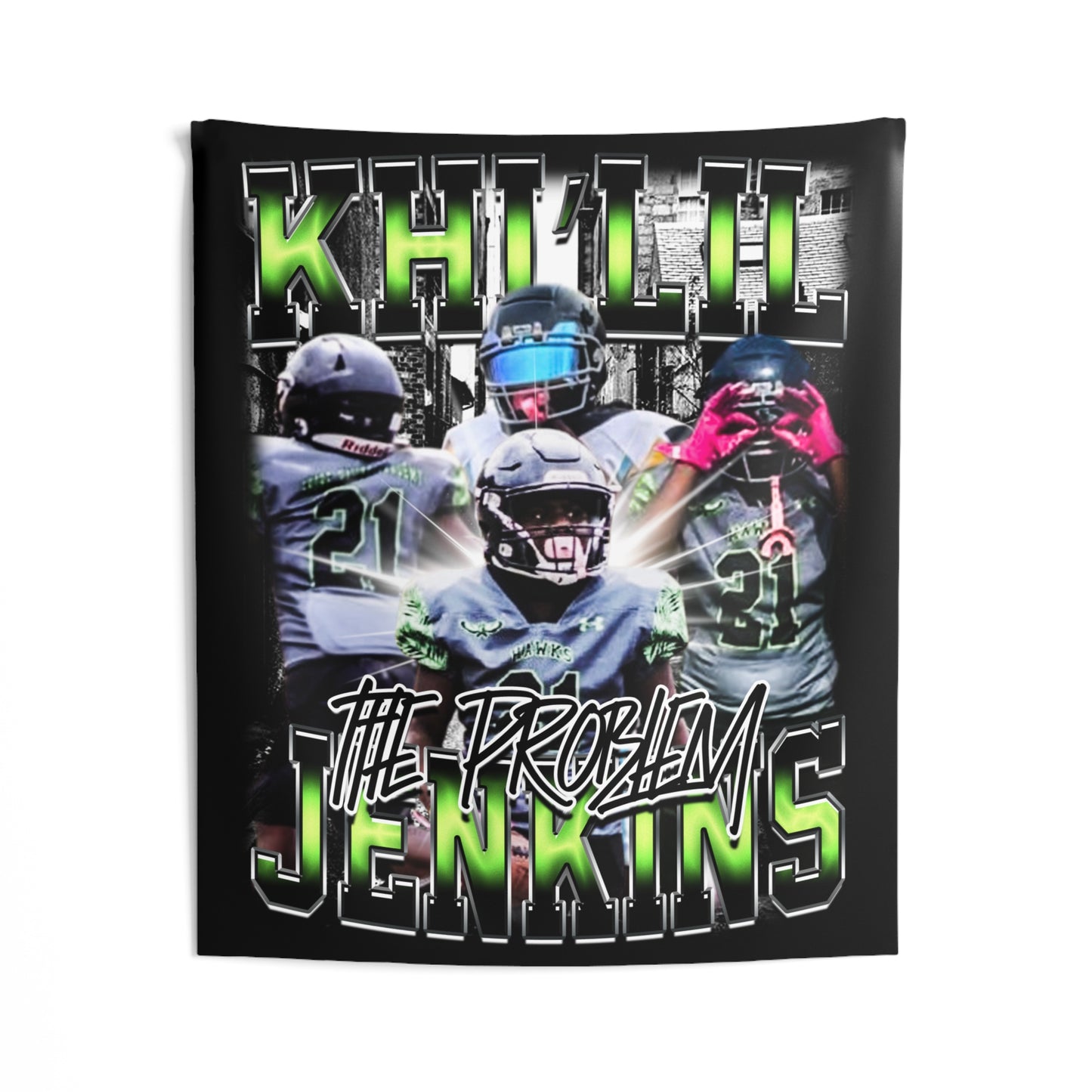 Khi'lil Jenkins Tapestry 50” x 60”